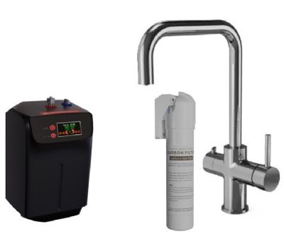 ELLSI ELISE BRUSHED STEEL FINISH 3 IN 1 INSTANT HOT WATER KITCHEN TAP with BOILER & FILTER, PDT-000208-215-52 *SPECIAL OFFER* ELLSI ELISE BRUSHED STEEL FINISH 3 IN 1 INSTANT HOT WATER KITCHEN TAP with BOILER & FILTER, PDT-000208-215-52 *SPECIAL OFFER*